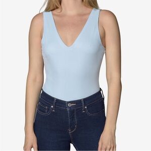 Just Polly Junior XL light blue body suit NWT